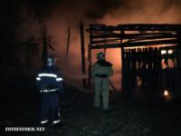 На Кіровоградщиині загасили пожежу на території приватного домоволодіння