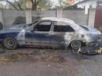 На Кіровоградщині загорівся «Mercedes»