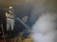 На Кіровоградщині рятувальники приборкали 2 пожежі в господарчих спорудах
