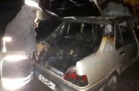 На Кіровоградщині вогнеборці двічі гасили пожежі легкових автомобілів
