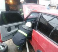 На Кіровоградщині загорівся автомобіль ВАЗ-2108