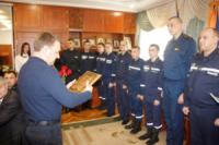 У Кропивницькому Віталій Миронюк нагородив кращих рятувальників