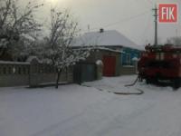 На Кіровоградщині приборкали пожежу житлового будинку