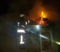 В Олександрівському районі вогнеборці загасили пожежу