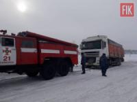 На Кіровоградщині рятувальники надали допомогу водіям 5 автомобілів
