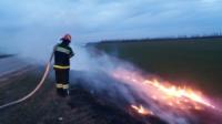 На Кіровоградщині бійці ДСНС залучались на 7 випадків пожеж сухої рослинності