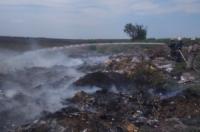 На Кіровоградщині тричі гасили пожежі сміття на відкритих територіях