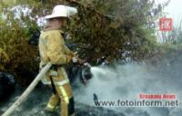 На відкритих територіях Кіровоградщини рятувальники загасили 13 пожеж
