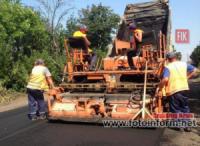 В Олександрівському районі завершуються роботи по поточному середньому ремонту місцевих доріг