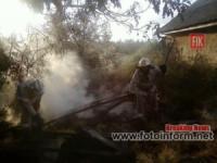 На Кіровоградщині рятувальники приборкали пожежу соломи