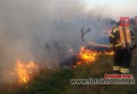 На Кіровоградщині вогнеборці загасили 6 пожеж на відкритих територіях