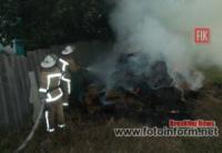 На Кіровоградщині приборкали 5 пожеж,  під час гасіння однієї з них виявлено тіло загиблого громадянина