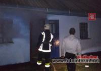 На Кіровоградщині в житловому секторі загасили 2 пожежі