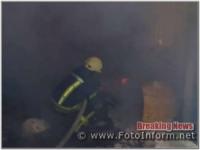 На Кіровоградщині рятувальники ліквідували 2 пожежі різного характеру