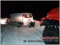 Кіровоградська область: на автошляхах області 34 рази надавали допомогу водіям