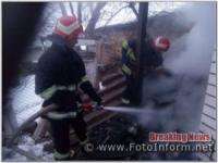 Кіровоградщина: на пожежі чоловік отримав серйозні травми та помер у кареті швидкої