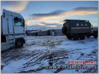 На Кіровоградщині надали допомогу водіям двох вантажних автомобілів