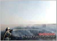 На Кіровоградщині за добу виникло 2 пожежі