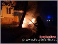У Кропивницькому загорівся «Lexus»