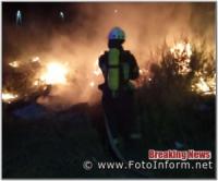 На Кіровоградщині виникло 13 пожеж різного характеру