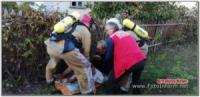 На Кіровоградщині під час пожежі врятовано чоловіка