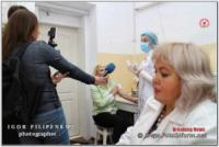 У Кропивницькому співробітникам лабораторного центру зробили щеплення проти грипу