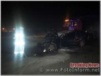 На Кіровоградщині вантажівка зіткнулася з легковиком