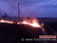 На Кіровоградщині виникло 3 пожежі,  загиблих немає