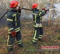 Рятувальники Кіровоградщині продовжують надавати допомогу по гасінню лісових пожеж на Київщині