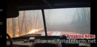 Зведений підрозділ кіровоградського гарнізону допомагає долати лісові пожежі