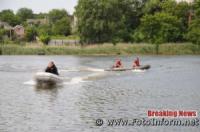 У Кропивницькому на річці Інгул відбулось тренування водолазно-рятувального відділення