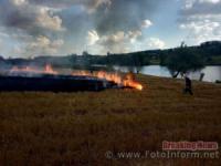 За добу на Кіровоградщині виникло 6 пожеж різного характеру