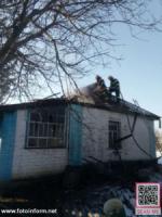 На Кіровоградщині вогнеборці загасили пожежу приватного будинку