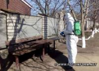 На Кіровоградщині проводять дезінфекції заходи з метою протидії COVID-19