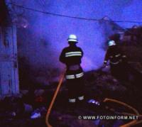 На Кіровоградщині у житловому секторі вогнеборцями приборкано 3 пожежі