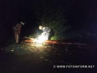 На Кіровоградщині рятувальники надавали допомогу по прибиранню аварійних дерев