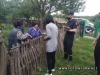 На Кіровоградщині рятувальники продовжують проводити профілактичні заходи