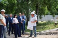У Кропивницькому проінспектували хід робіт з влаштування найвищого прапора України