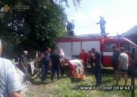 На Кіровоградщині рятувальники допомогли жінці,  яка впала у криницю