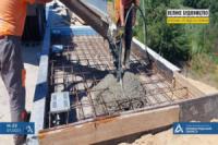 У Новгородці мостобудівники закінчують роботи з заливання перехідних плит цементобетоном