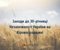 Як святкуватимуть 30-річницю Незалежності України у Кропивницькому