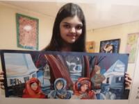 У Кропивницькому відкрилася виставка робіт юної художниці