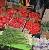Скільки коштують овочі та фрукти на ринку у Кропивницькому