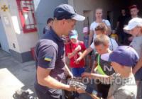 На Кіровоградщині вихованці дитячого оздоровчого табору відвідали пожежну частину