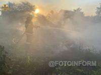 На Кіровоградщині за добу виникло 8 пожеж