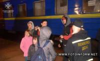 Кіровоградщина продовжує зустрічати евакуаційні потяги з Донеччини
