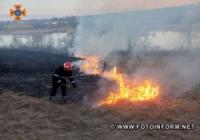 На Кіровоградщині за добу виникло п’ять пожеж