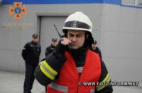 У Кропивницькому на промисловому підприємстві відбулися пожежно-тактичні навчання