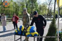 У Кропивницькому рятувальники взяли участь у заходах з нагоди відзначення Дня пам' яті та примирення