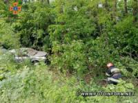 На Кіровоградщині автівка злетіла у кювет,  є постраждала
